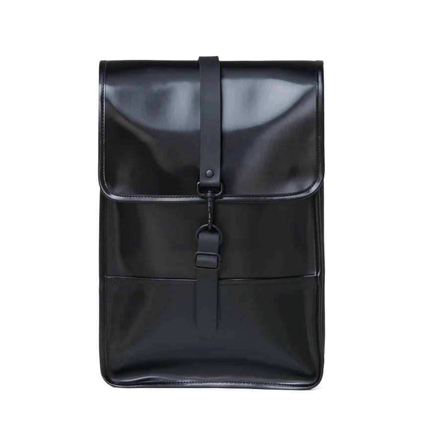 Rains Backpack Mini shiny black | Bludshop.com