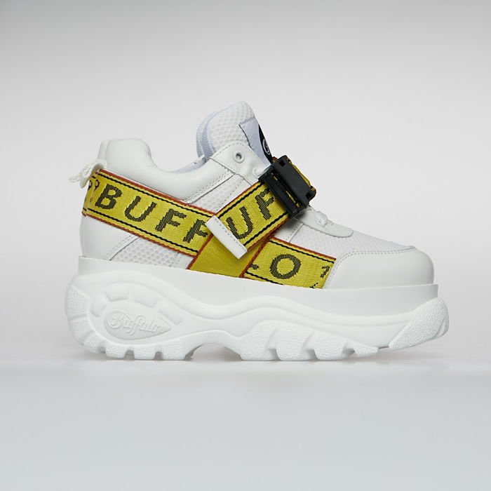 buffalo shoes white platform