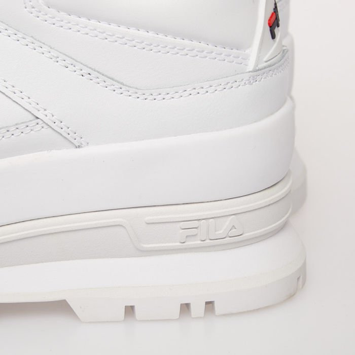 Fila trailblazer wedge platform sneaker in white best sale