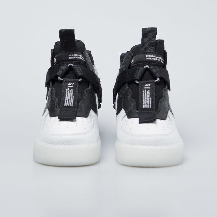 Sneakers Nike Air Force 1 Utility Mid off white/black-white (AQ9758-100 ...