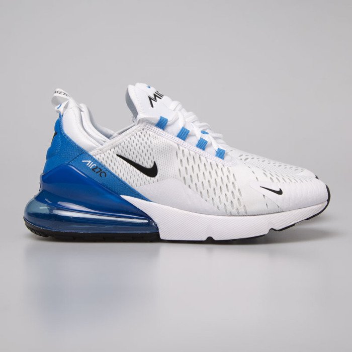 Sneakers Nike Air Max 270 white / black-photo blue (AH8050-110 ...