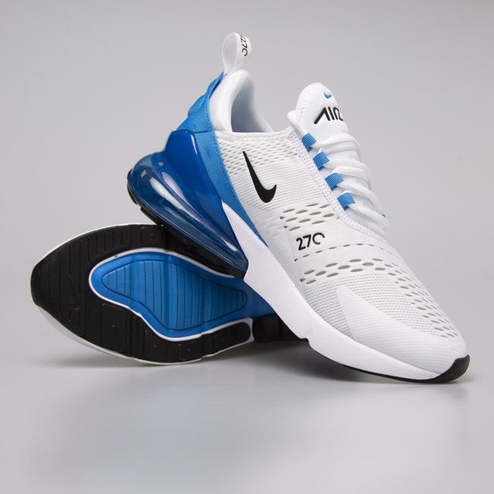 Sneakers Nike Air Max 270 white / black-photo blue (AH8050-110 ...