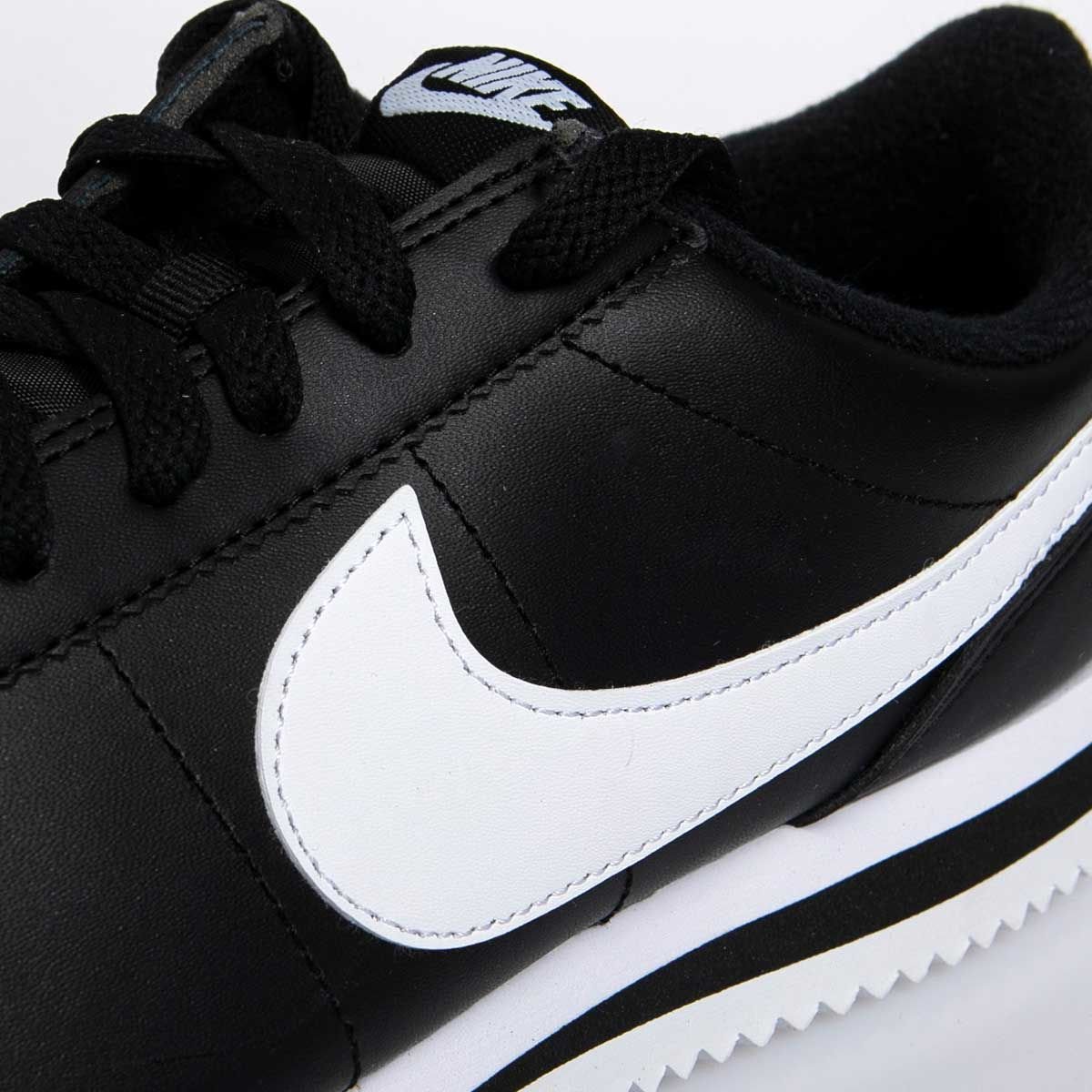 Nike cortez outlet leather noir