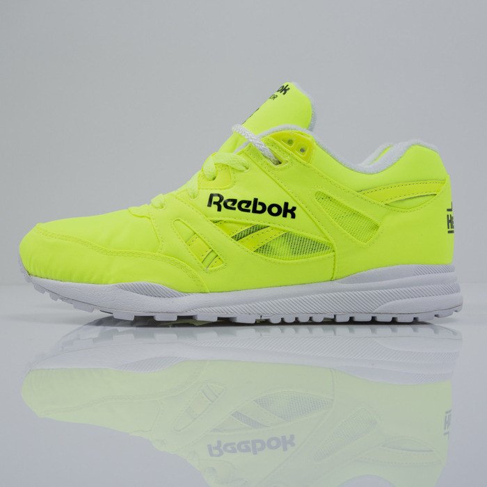 reebok ventilator solar yellow sneakers