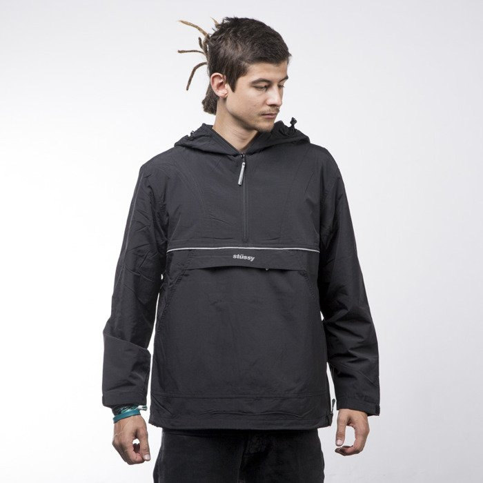 Stussy Reflective Sports Pullover black | Bludshop.com