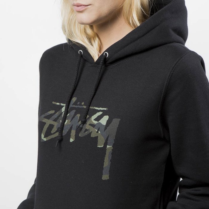 Stussy camo discount stock hoodie