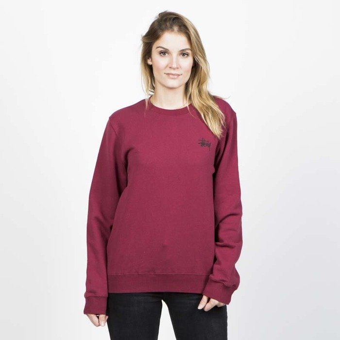 stussy basic crew sweatshirt