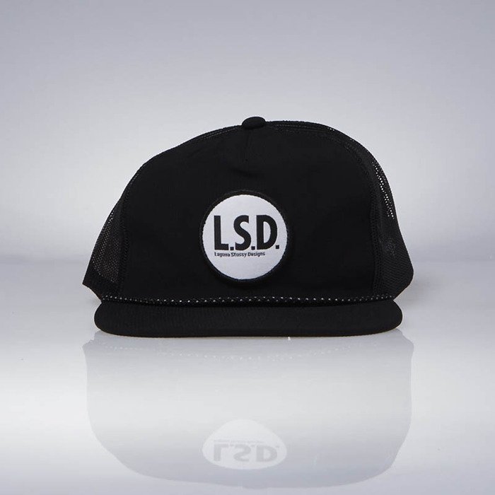 Black nylon discount snapback hat stussy