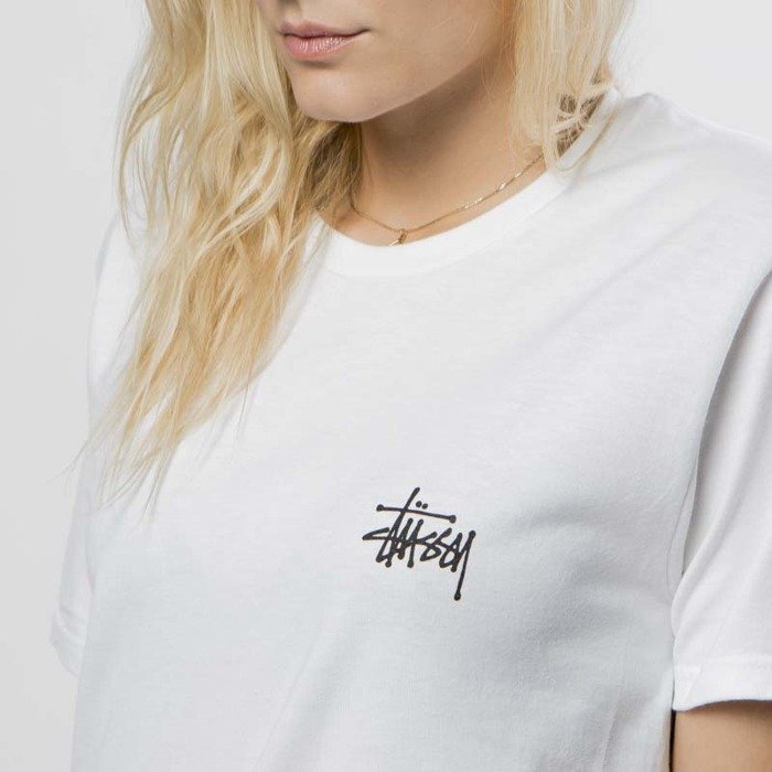 Stussy Oversized Long Sleeve T-Shirt With Collar Logo