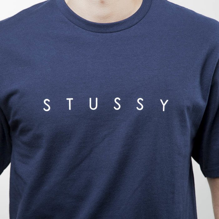 Stussy t-shirt Tribe Box Tee navy | Bludshop.com