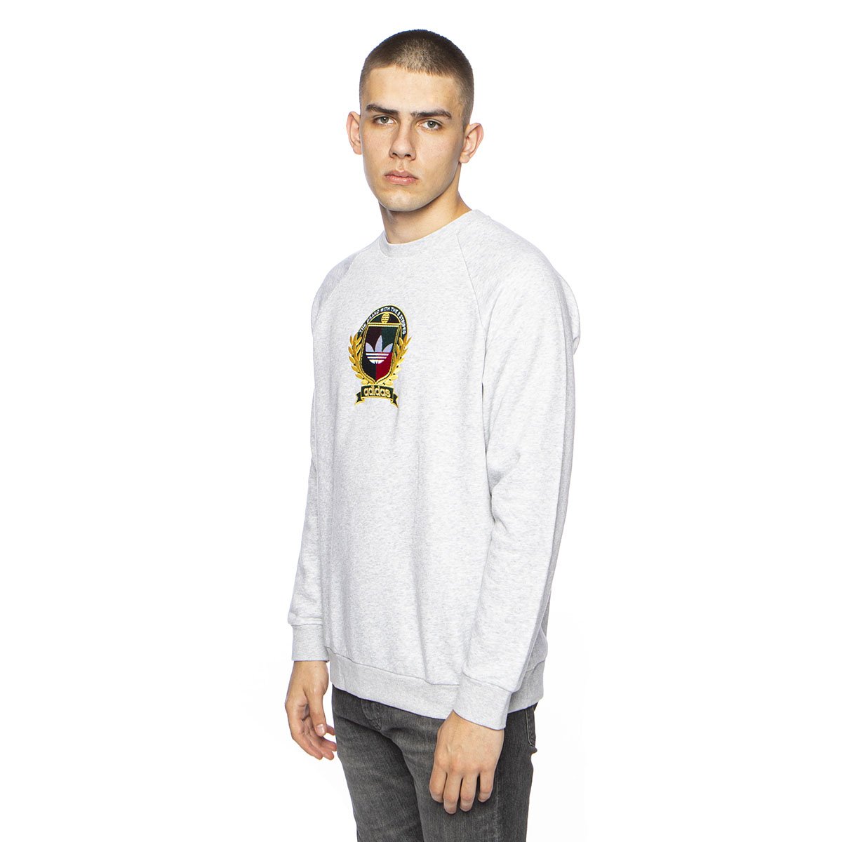 Sweatshirt Adidas Originals C Crest Crew light grey heather