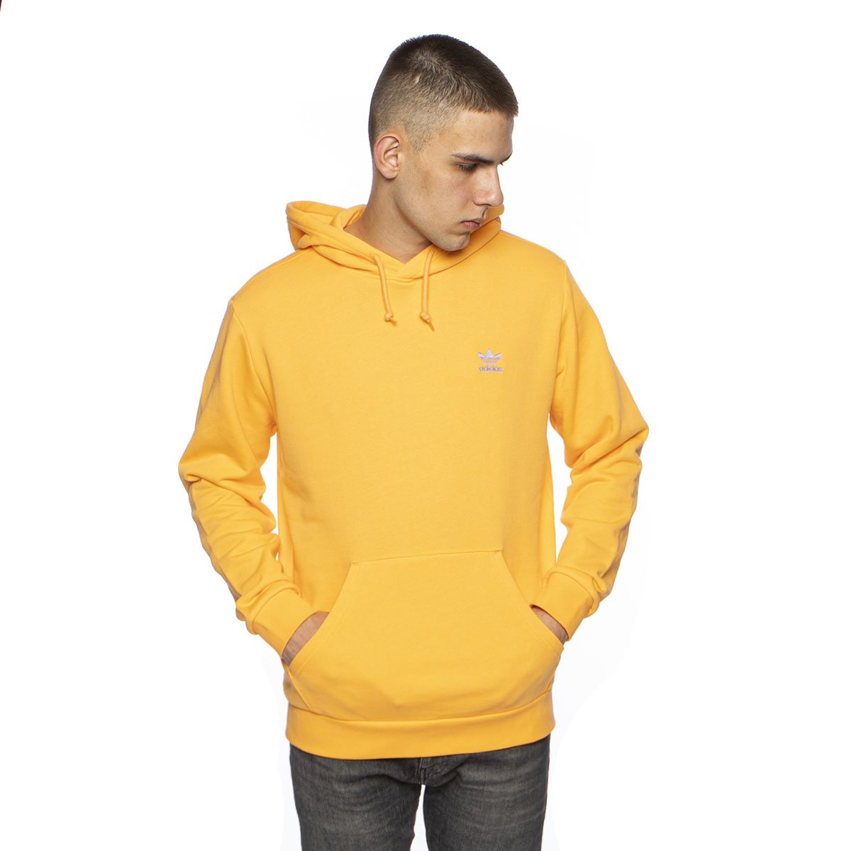 orange hoodie adidas