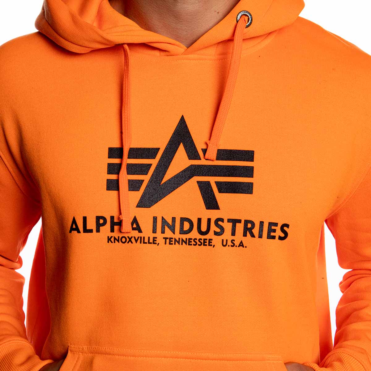 neon/orange Basic Alpha Hoody Industries Sweatshirt Neon