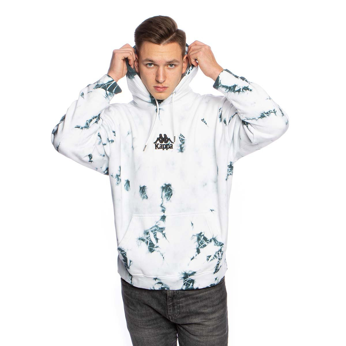 White on sale kappa sweatshirt