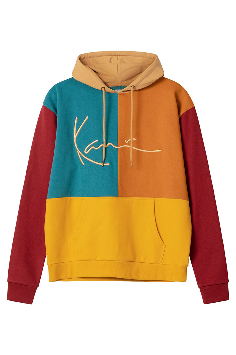 Sweatshirt Karl Kani Signature Block Hoodie multicolor | Bludshop.com