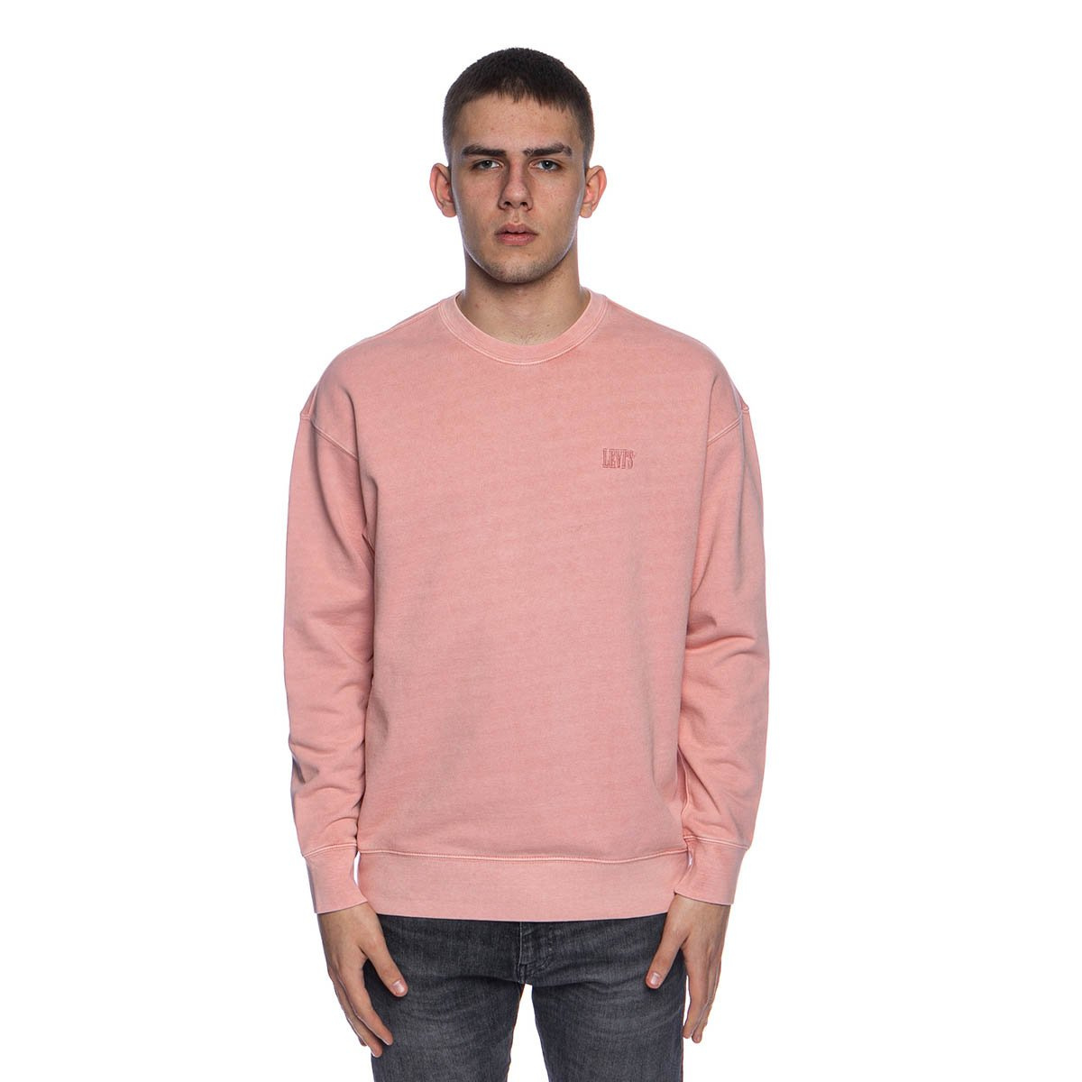 Sweatshirt Levi s Authentic Logo Crewneck light pink Bludshop