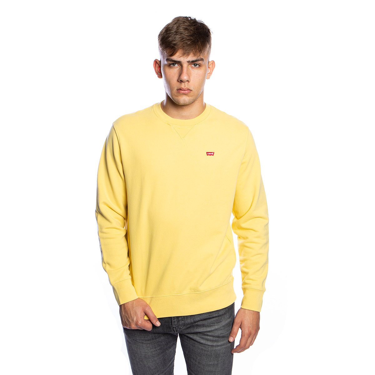 yellow levis sweatshirt