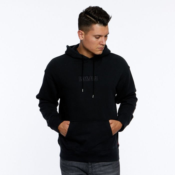 Sweatshirt Levi's Relaxed Graphic Hoodie black 