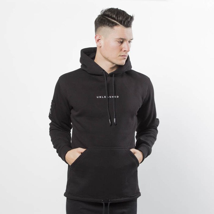 Sweatshirt Unleashed x ETMA Unleashed Hoodie black | Bludshop.com