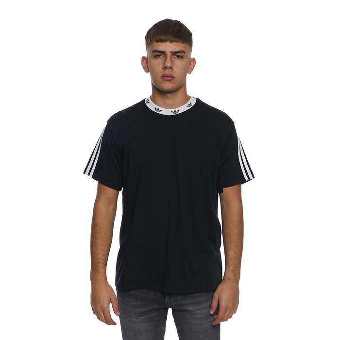 T-shirt Adidas Rib Tee Originals black/white Trefoil