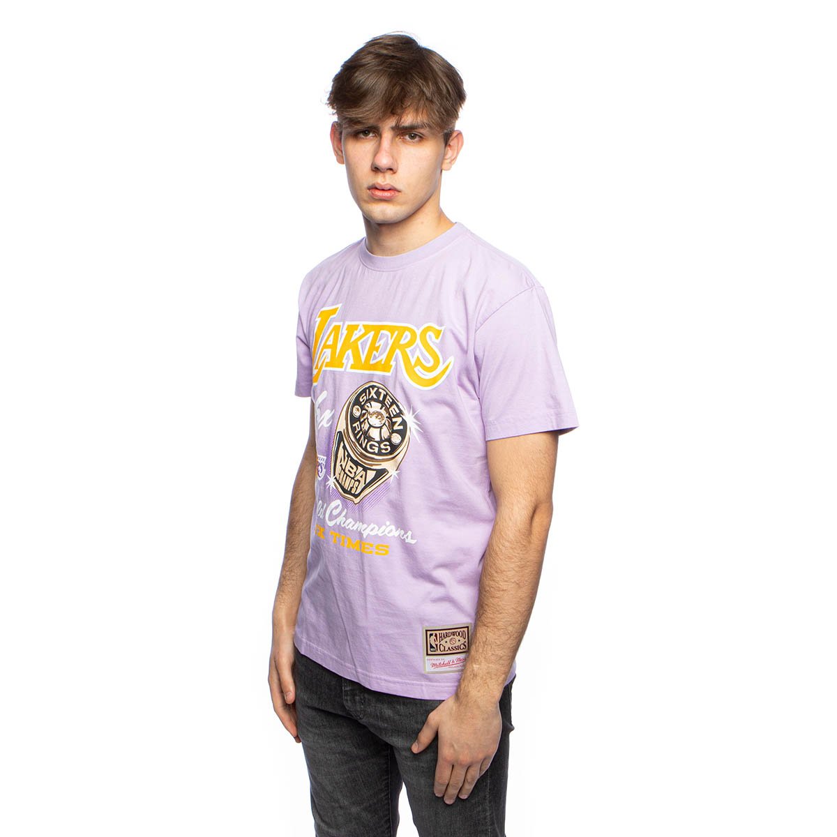 T-shirts Mitchell & Ness NBA Final Seconds Tee Lakers Beige