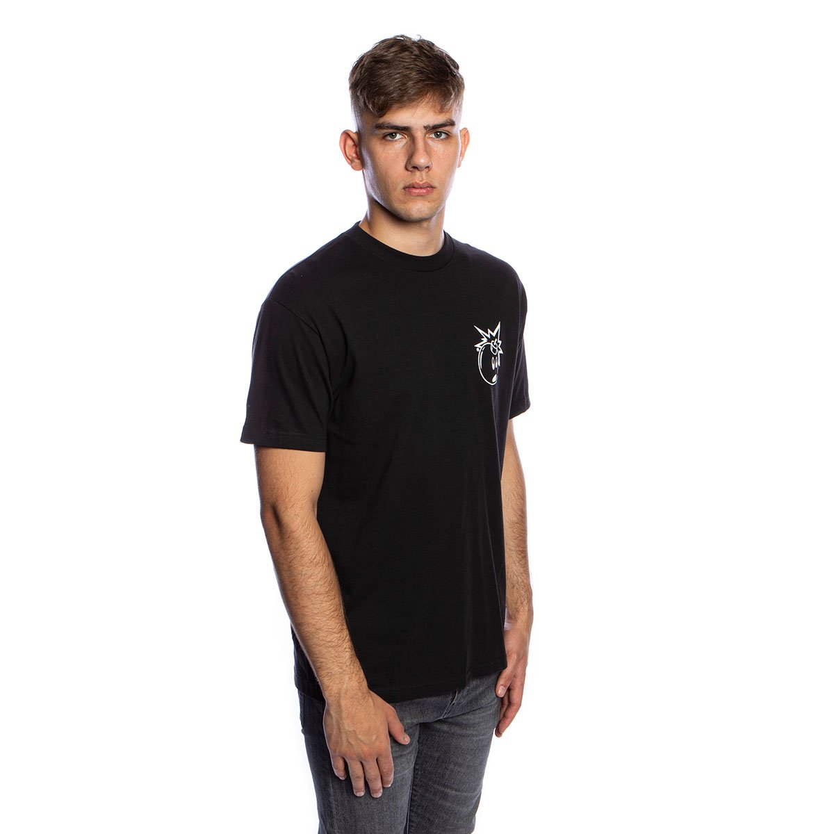 black t shirt simple