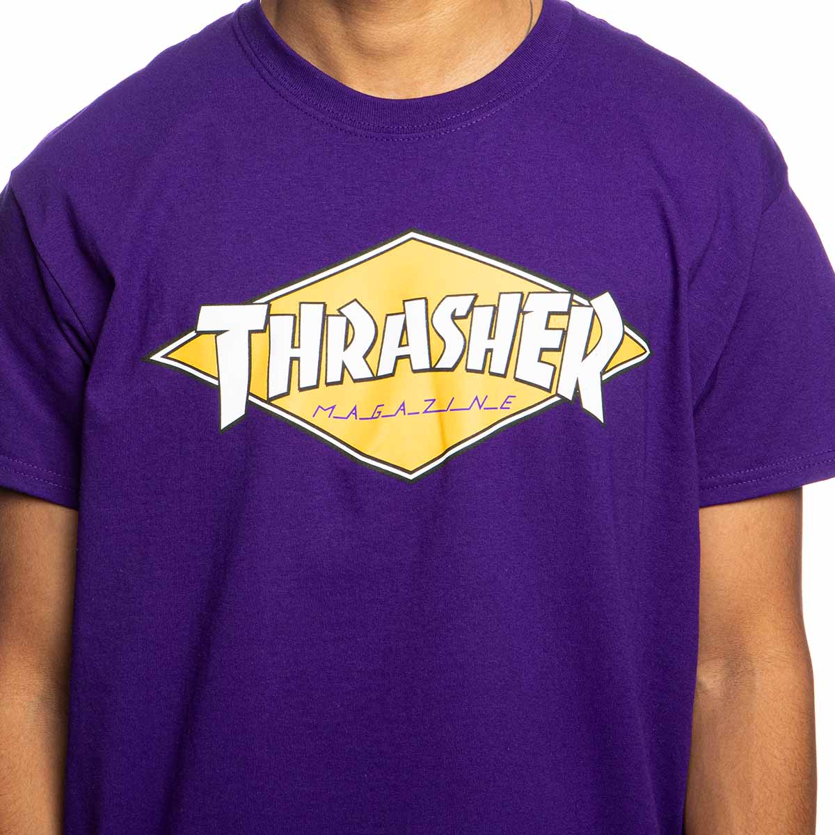 Thrasher Diamond Logo T-shirt purple | Bludshop.com