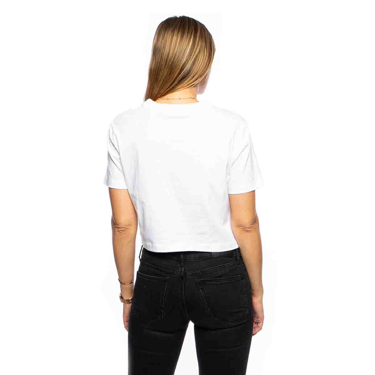 WMNS T-shirt Nike W NSW Tee Essentials Cropped Icn Ftr white | Bludshop.com