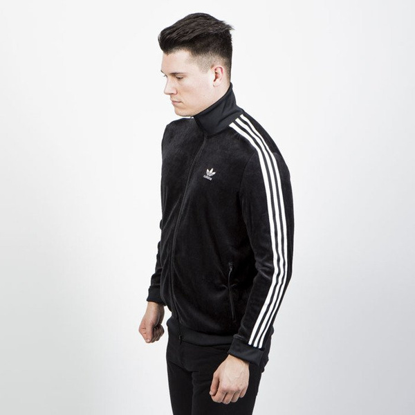 adidas cozy track top black