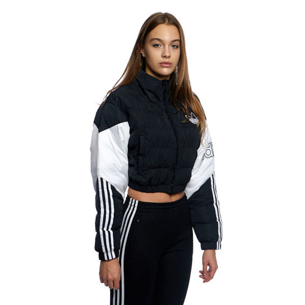 Adidas Originals WMNS Jacket Cropped Puffer black/white | Bludshop.com