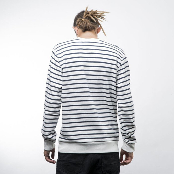 Carhartt WIP Robie Sweatshirt robie stripe snow navy Bludshop