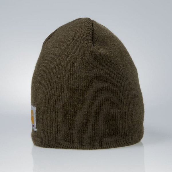 Carhartt WIP beanie Acrylic Knit us drab olive