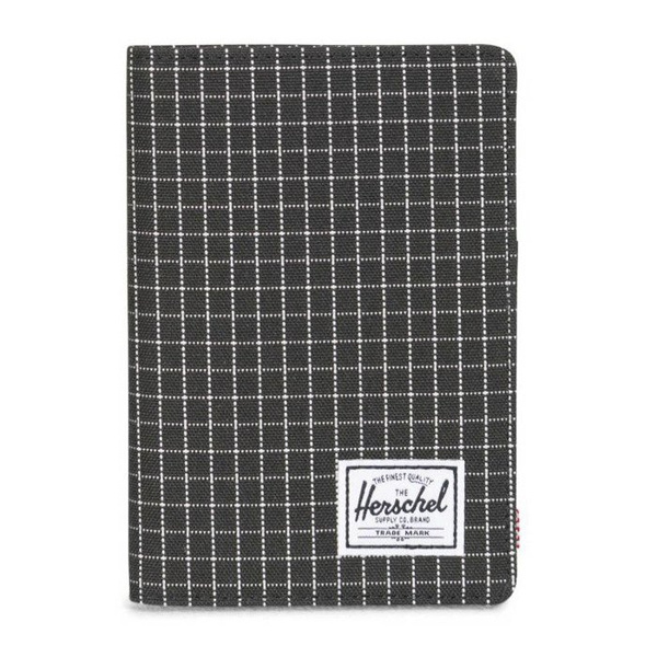 Herschel Raynor + Passport Holder black grid 1037301579