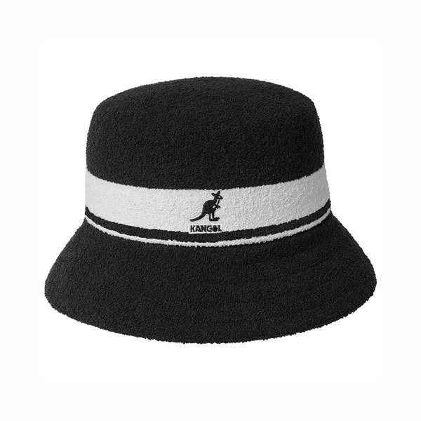 Kangol Bermuda Stripe Bucket black | Bludshop.com