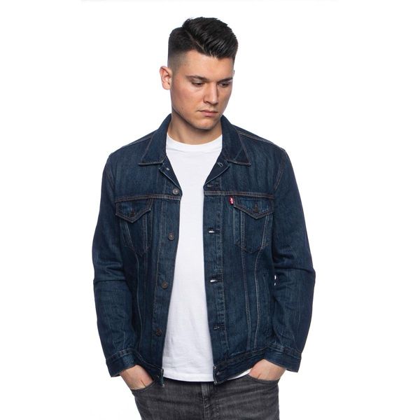 Levi's The Trucker Jacket Palmer navy | Bludshop.com