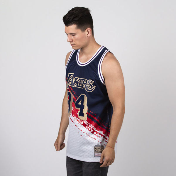 Mitchell & Ness Los Angeles Lakers #34 Shaquille O'Neal navy/red/white ...