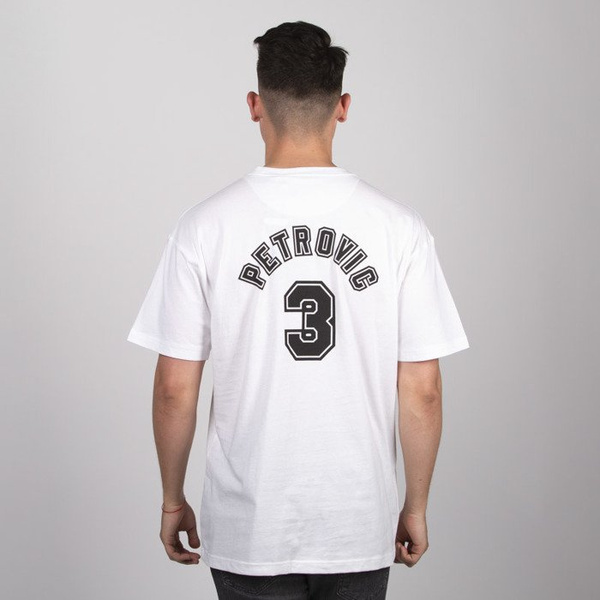 Mitchell & Ness Tshirt Brooklyn Nets 3 Drazen Petrovic white Name