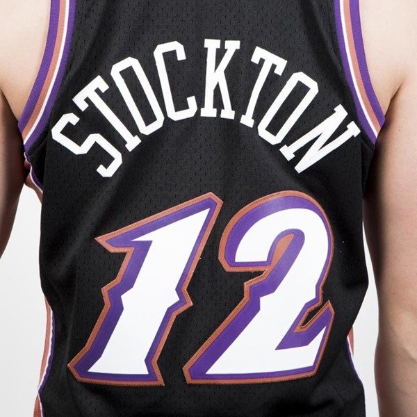 john stockton black jersey