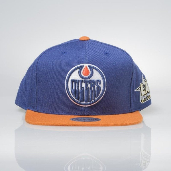 Mitchell & Ness snapback cap Edmonton Oilers royal / orange All Star