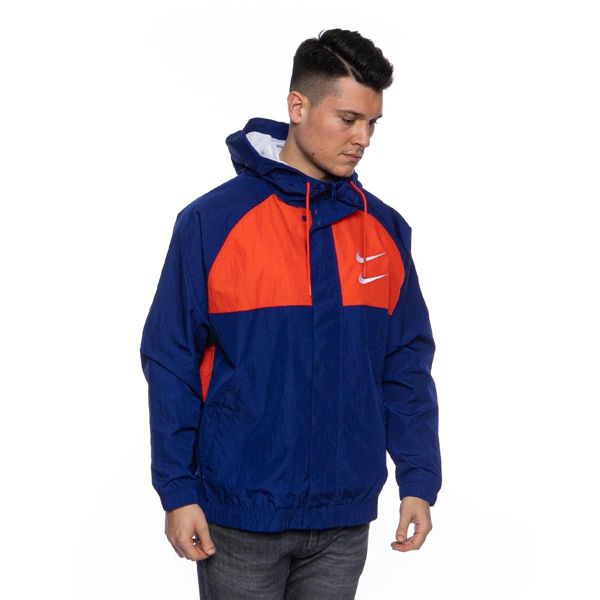 Nike NSW Swoosh Jacket blue/orange | Bludshop.com