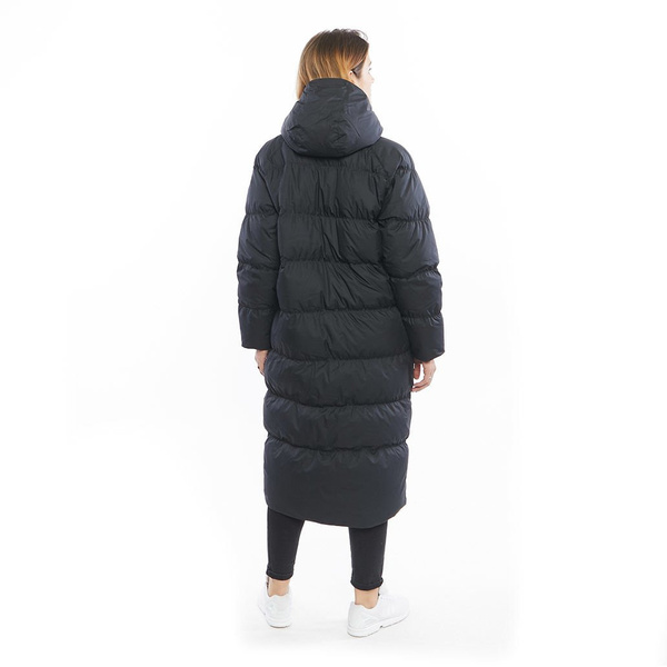 Nike black longline outlet down filled coat