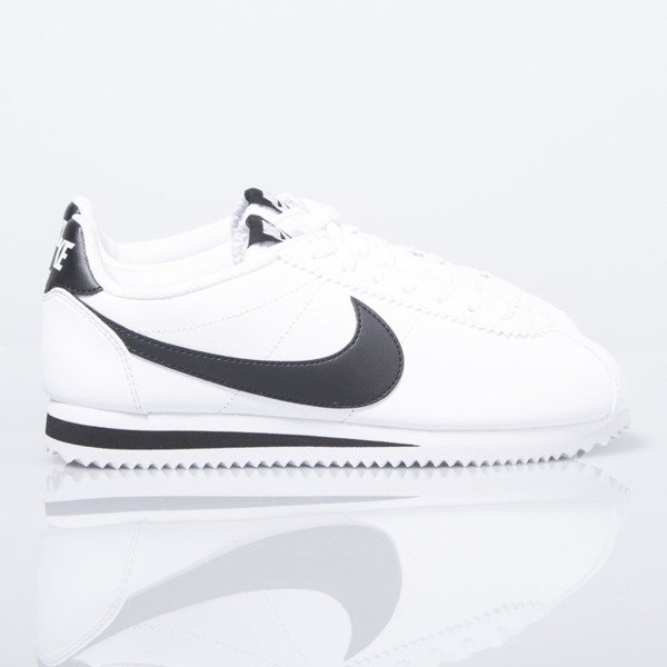 Nike Wmns Classic Cortez Leather White Black 807471 101