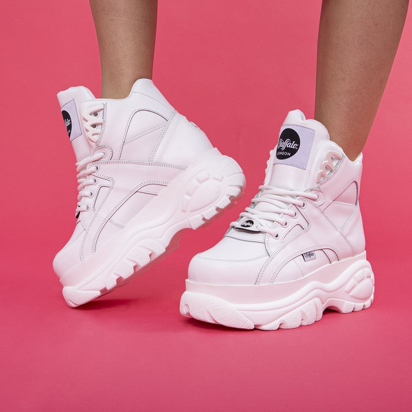 Shoes Buffalo London Soft Leather Blanco white (134014