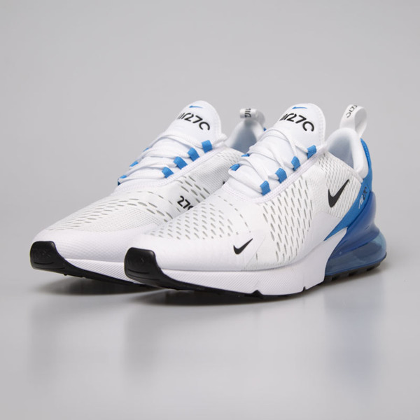 Sneakers Nike Air Max 270 white / black-photo blue (AH8050-110 ...