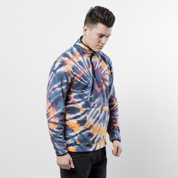 Download Stussy sweatshirt Tie Dye Polar Fleece Mock multi ...