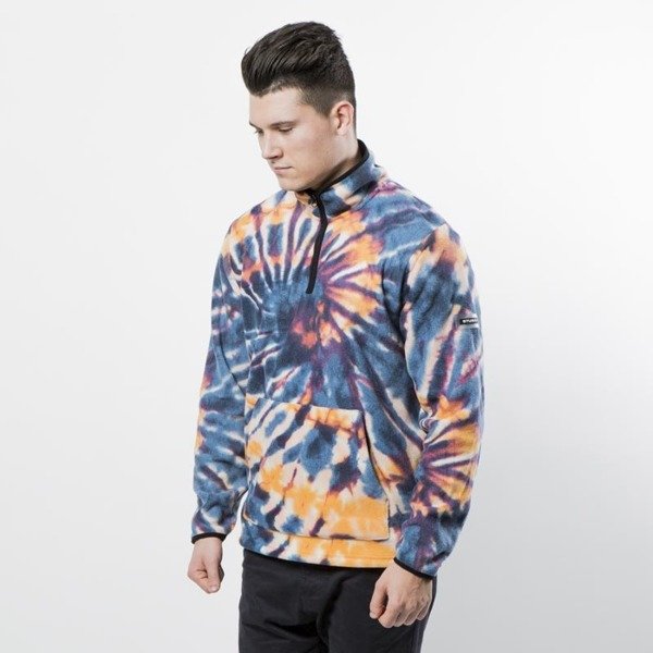 Download Stussy sweatshirt Tie Dye Polar Fleece Mock multi ...