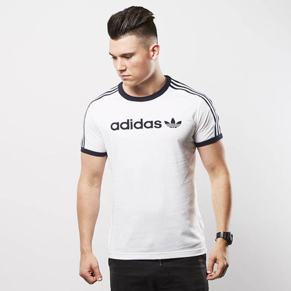 T-shirt Adidas Originals Linear Trefoil Tee white BR8981 | Bludshop.com