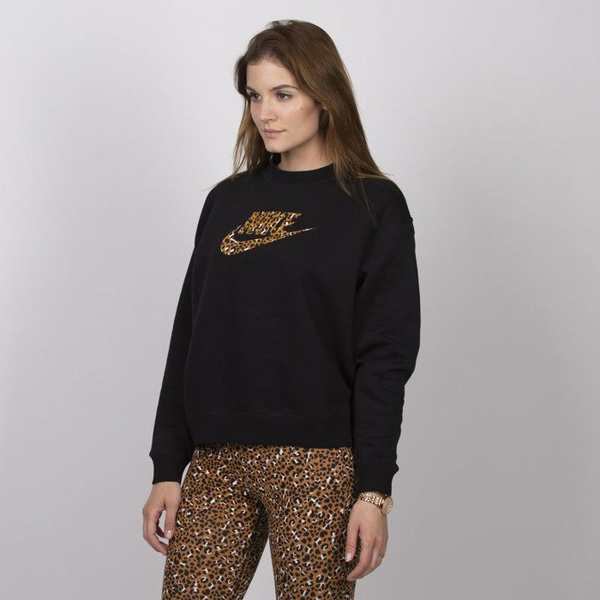 nike animal print logo sweatshirt