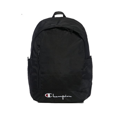 champion black script logo backpack