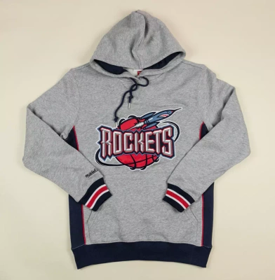 Bluza Mitchell & Ness Houston Rockets NBA Premium Fleece Hoodie szara